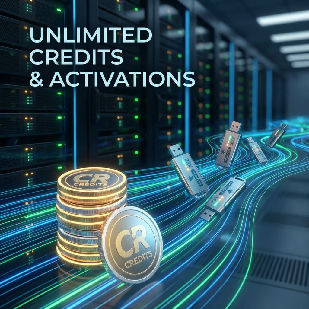 Unlimited Credits & Activations